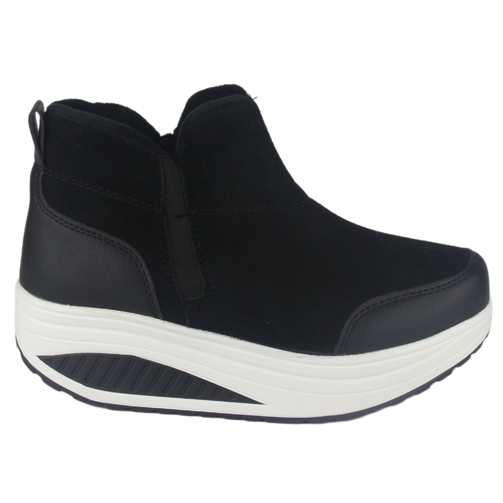 Botin Funway Mujer Tija-4 Negro Casual Botines Funway 