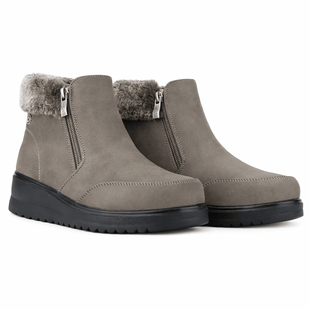 Botin Gris Mujer Casual Chalada Rayo Botines Taco Chalada 