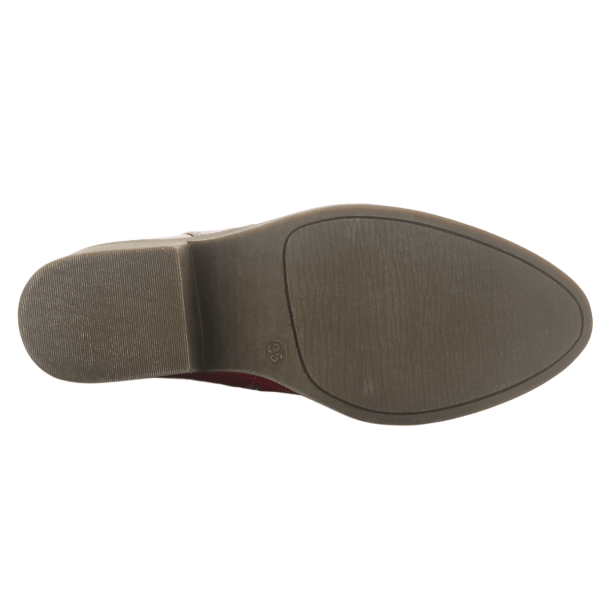 Botin Mujer Chalada Camp-31 Rojo Casual Botines Taco Chalada 