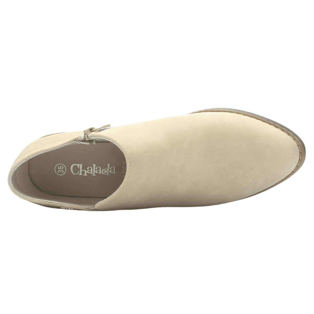 Botin Mujer Chalada Camp-51 Beige Casual Botines Taco Chalada 