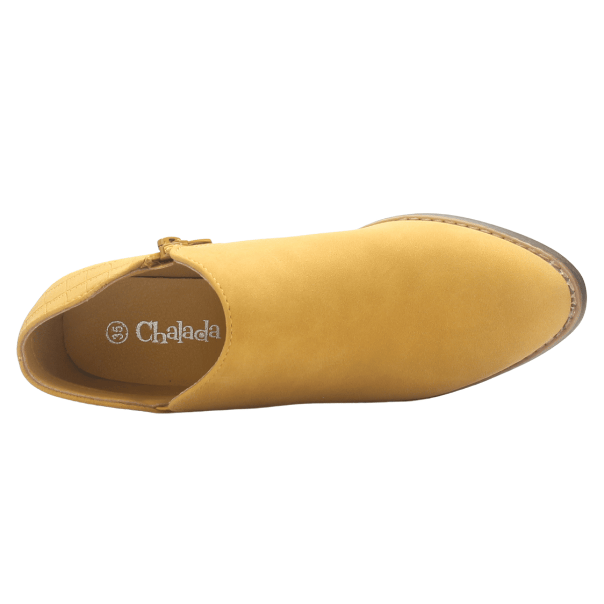 Botin Mujer Chalada Camp-51 Mostaza Casual Botines Taco Chalada 