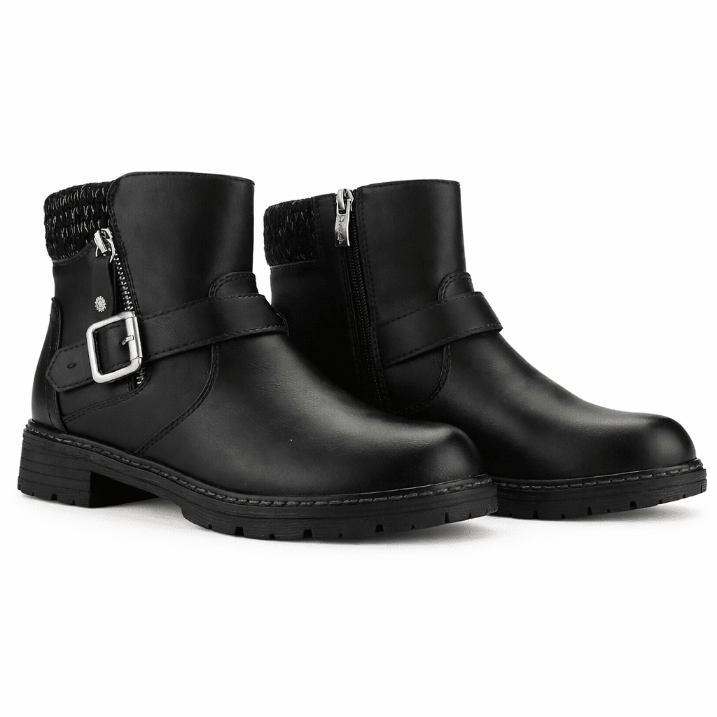 Botin Negro Mujer Casual Chalada Andy Botines Taco Chalada 