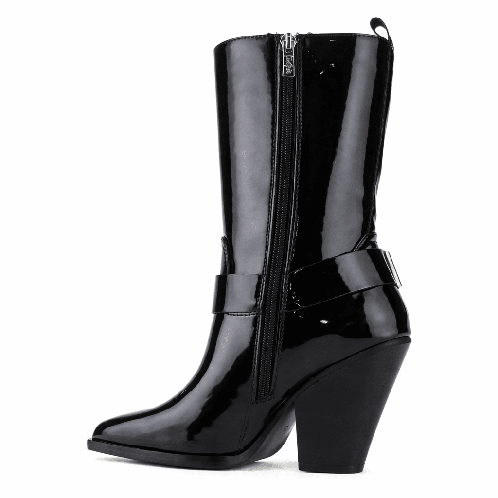 Botin Negro Mujer Casual Chalada Arizona Botines Taco Chalada 