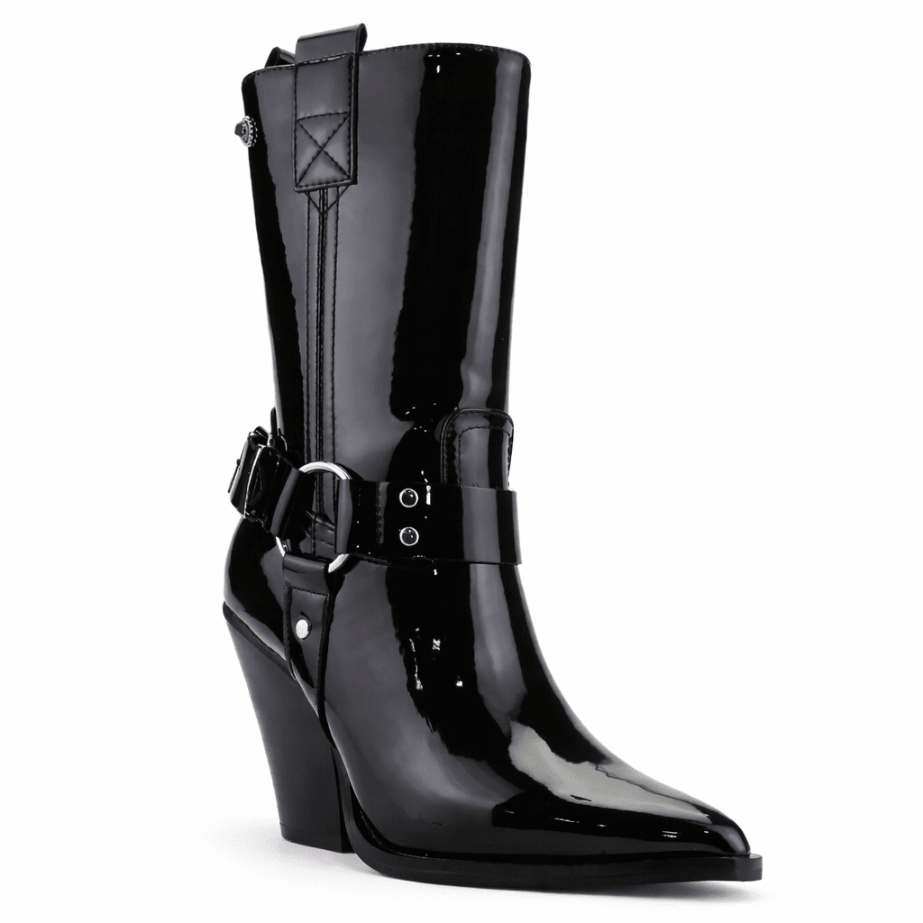 Botin Negro Mujer Casual Chalada Arizona Botines Taco Chalada 