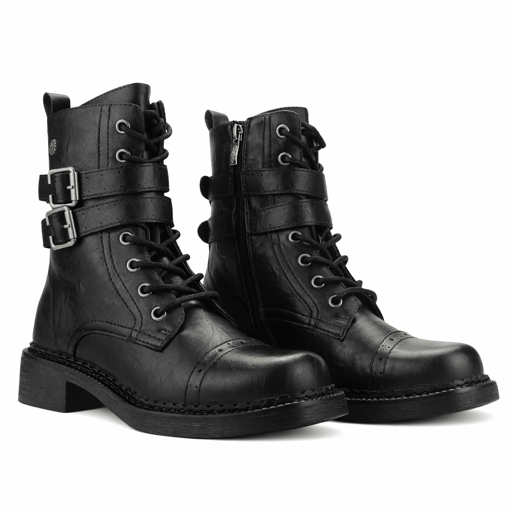 Botin Negro Mujer Casual Chalada Biry Botines Taco Chalada 