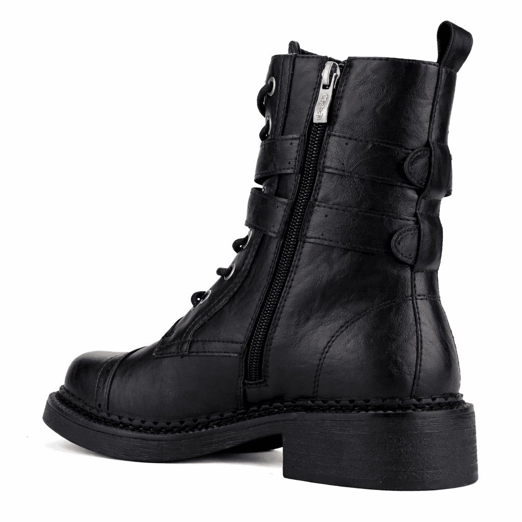 Botin Negro Mujer Casual Chalada Biry Botines Taco Chalada 