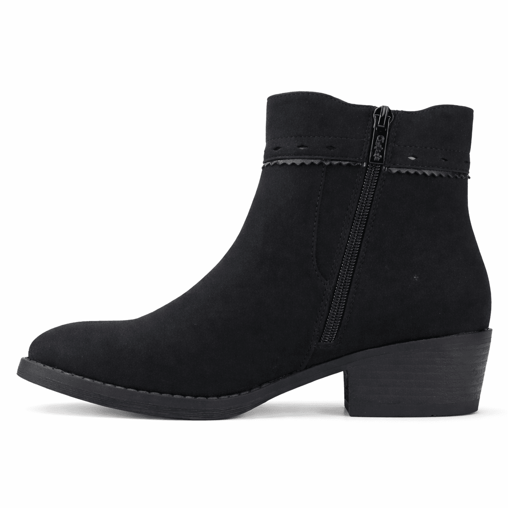 Botin Negro Mujer Casual Chalada Camp Botines Taco Chalada 