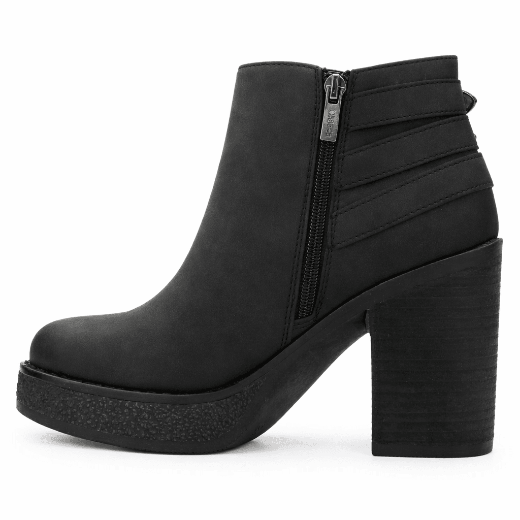 Botin Negro Mujer Casual Chalada Ella Botines Taco Chalada 