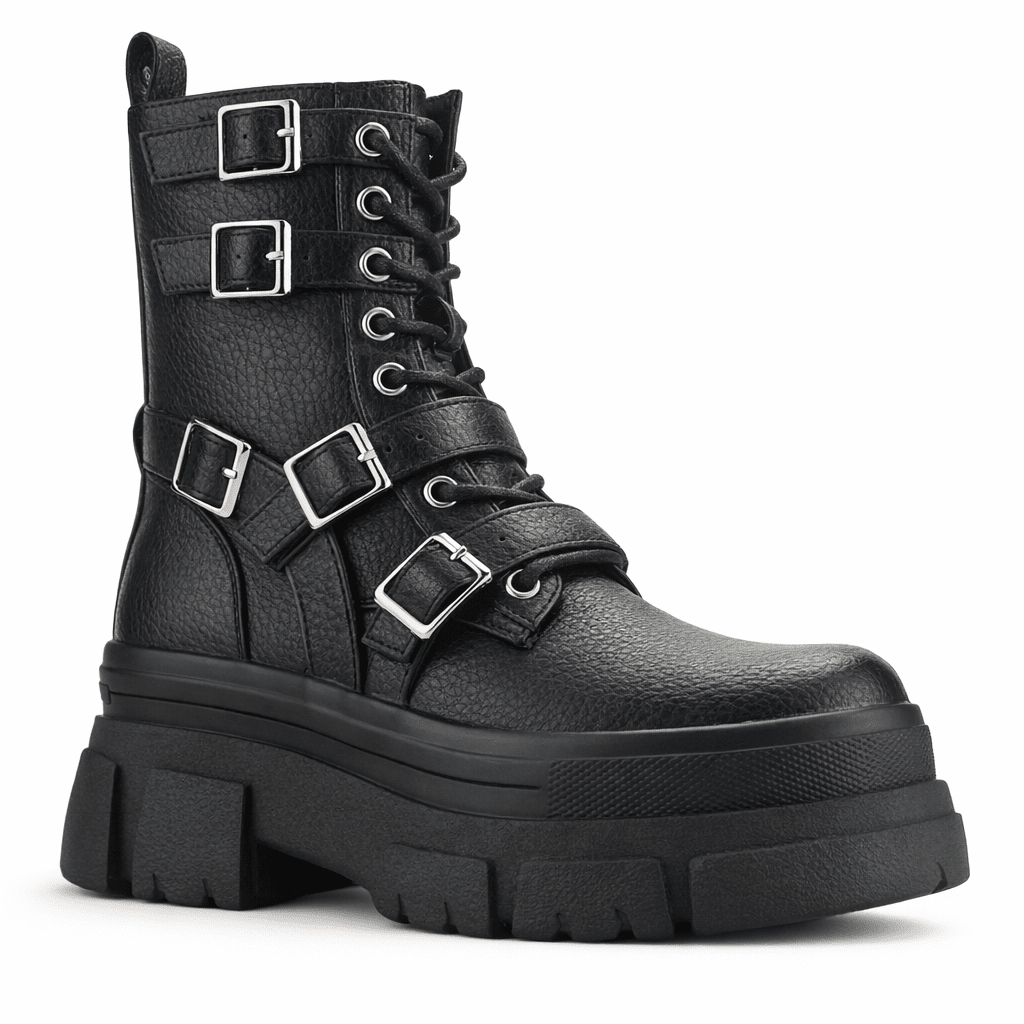 Botin Negro Mujer Casual Chalada Fley Botines Taco Chalada 