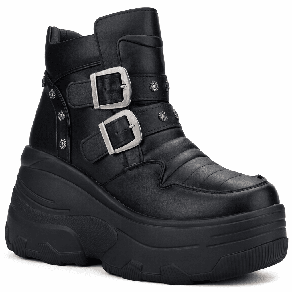 Botin Negro Mujer Casual Chalada Nake Botines Taco Chalada 