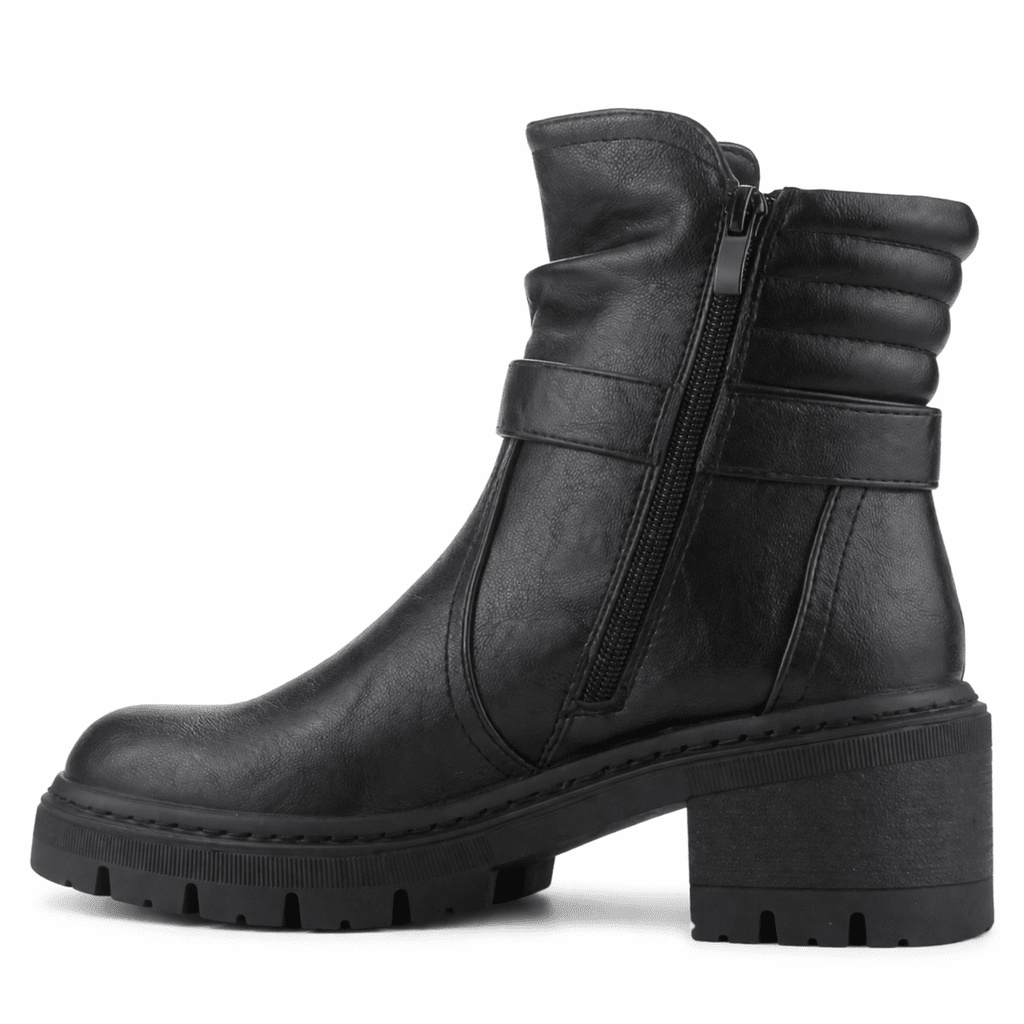 Botin Negro Mujer Casual Chalada Ophelia Botines Taco Chalada 