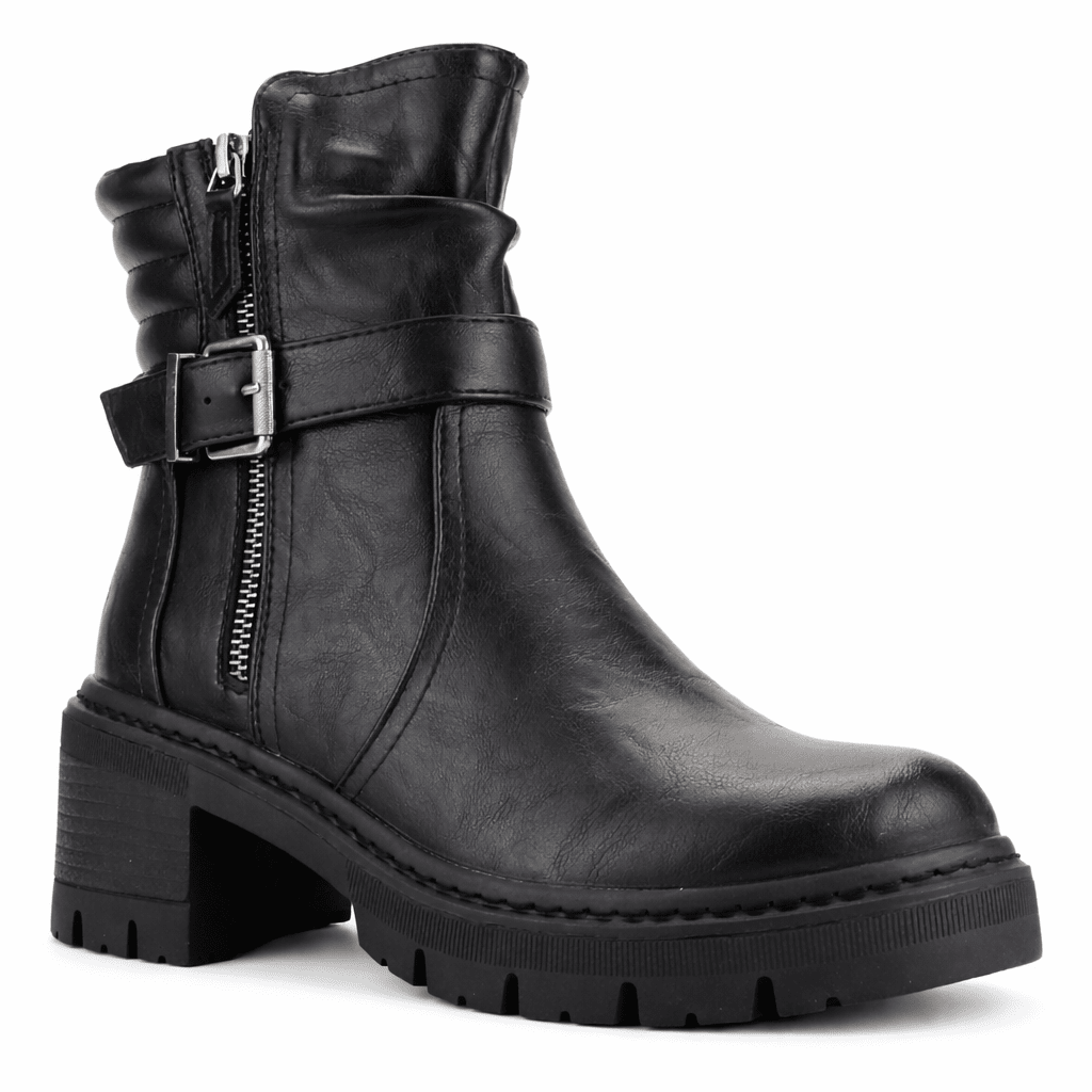 Botin Negro Mujer Casual Chalada Ophelia Botines Taco Chalada 
