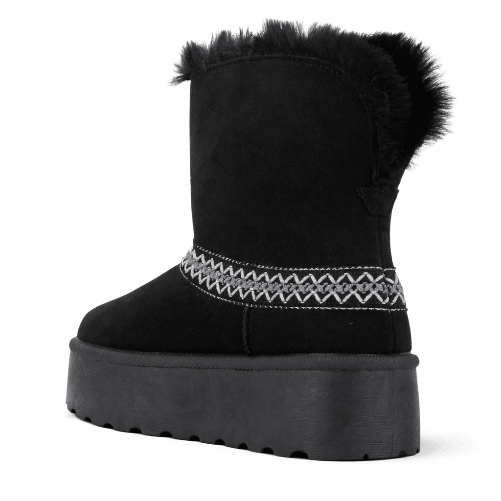 Botin Negro Mujer Casual Chalada Pinguih Botines Taco Chalada 