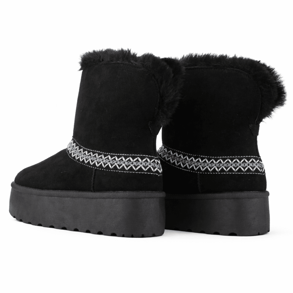 Botin Negro Mujer Casual Chalada Pinguih Botines Taco Chalada 