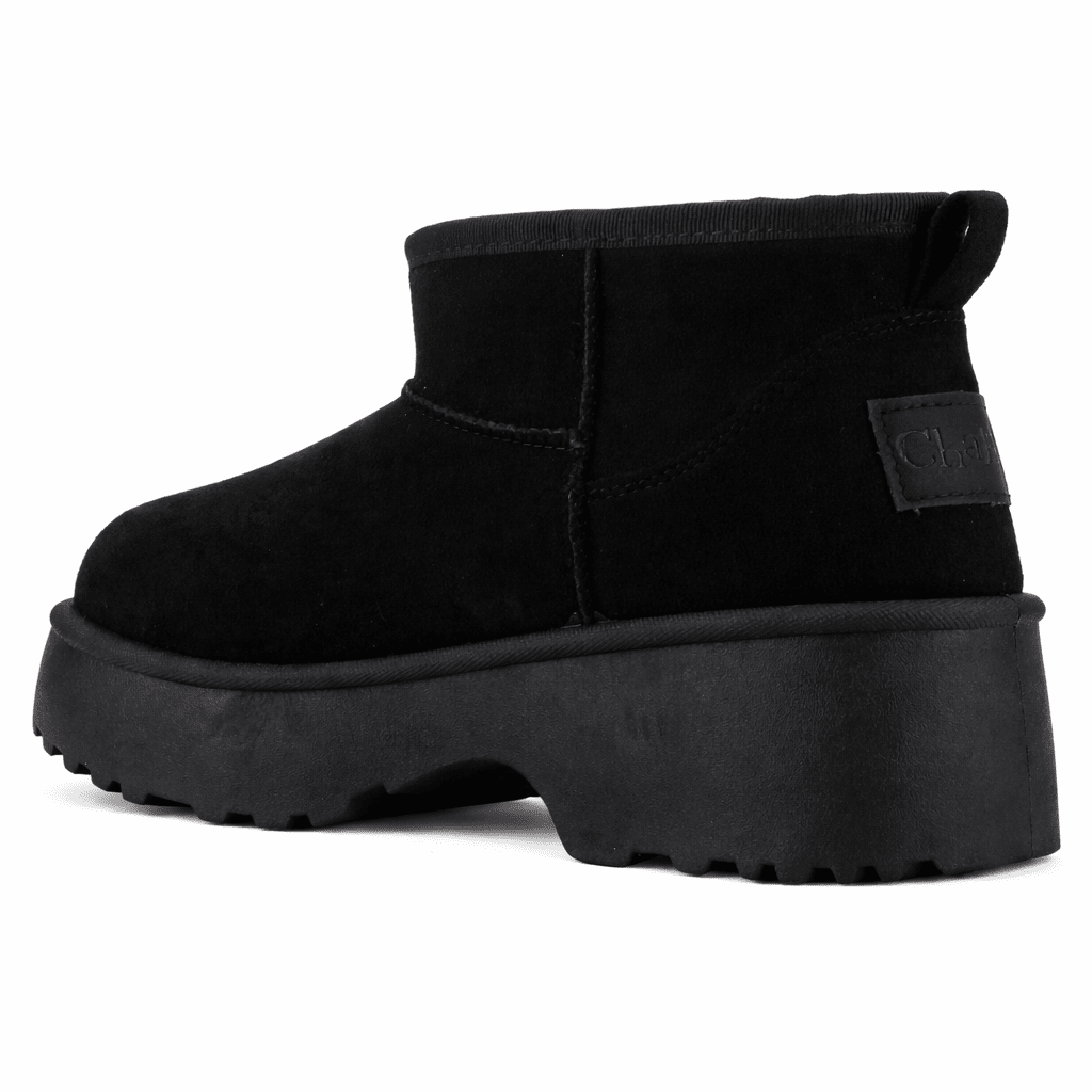 Botin Negro Mujer Casual Chalada Pinheel Botines Taco Chalada 