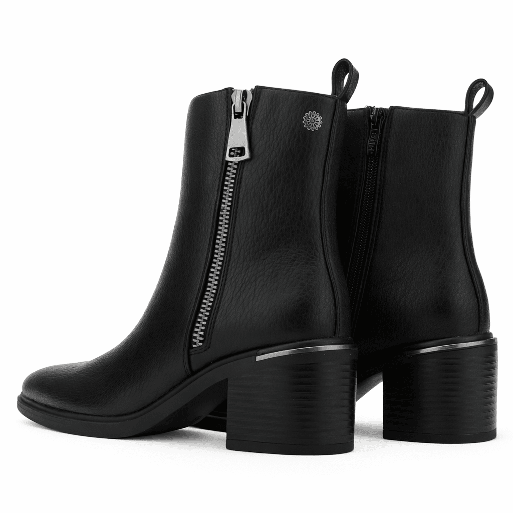 Botin Negro Mujer Casual Chalada Sonora Botines Taco Chalada 