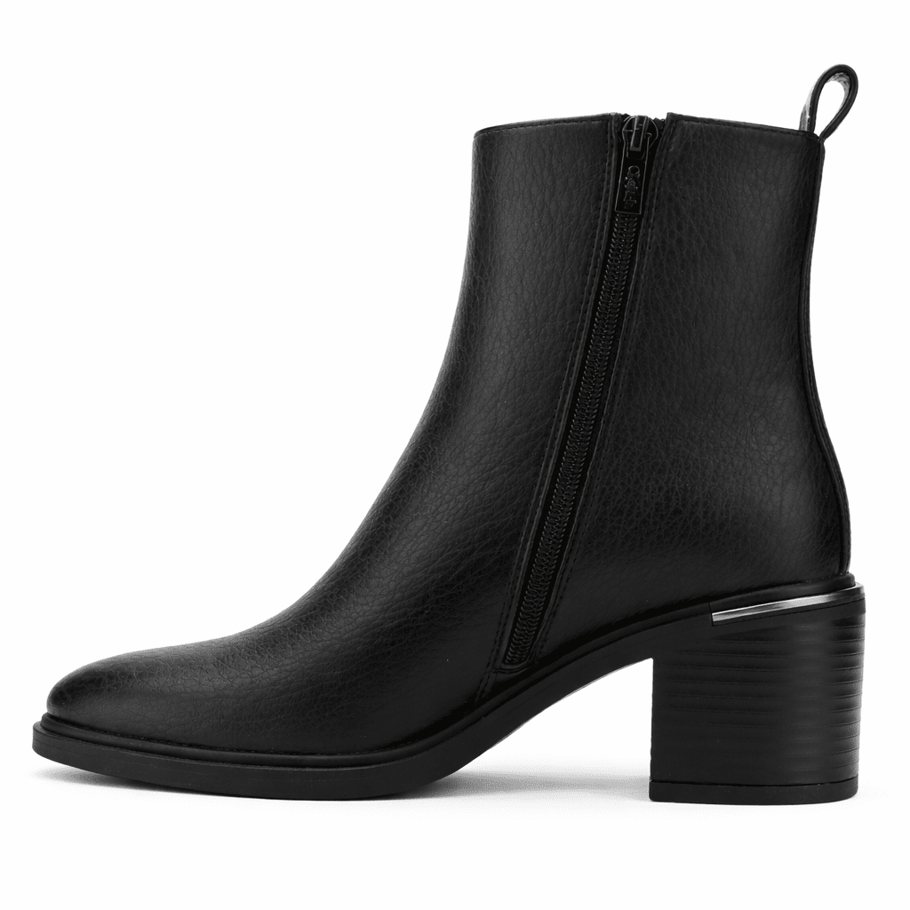 Botin Negro Mujer Casual Chalada Sonora Botines Taco Chalada 