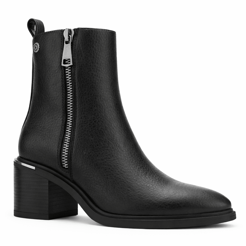 Botin Negro Mujer Casual Chalada Sonora Botines Taco Chalada 