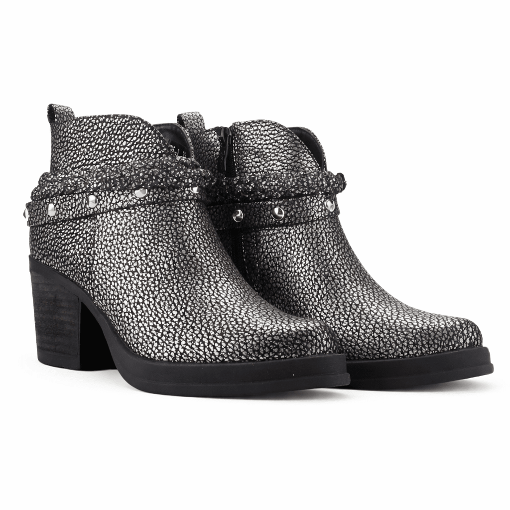 Botin Negro Mujer Casual Chalada Suzie Botines Taco Chalada 