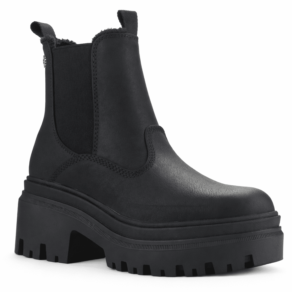 Botin Negro Mujer Casual Chalada Tahoe Botines Taco Chalada 