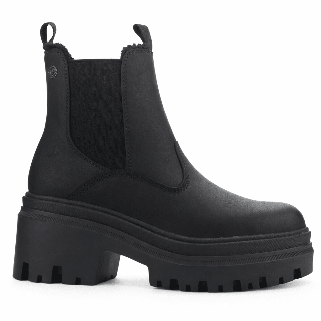 Botin Negro Mujer Casual Chalada Tahoe Botines Taco Chalada 