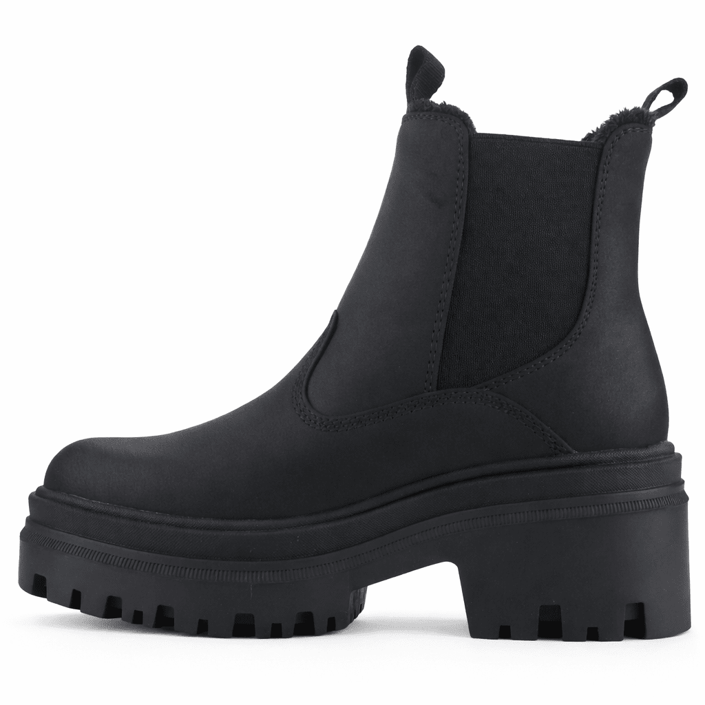 Botin Negro Mujer Casual Chalada Tahoe Botines Taco Chalada 