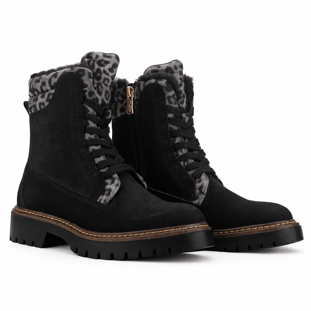 Botin Negro Mujer Casual Chalada Torino Botines Taco Chalada 