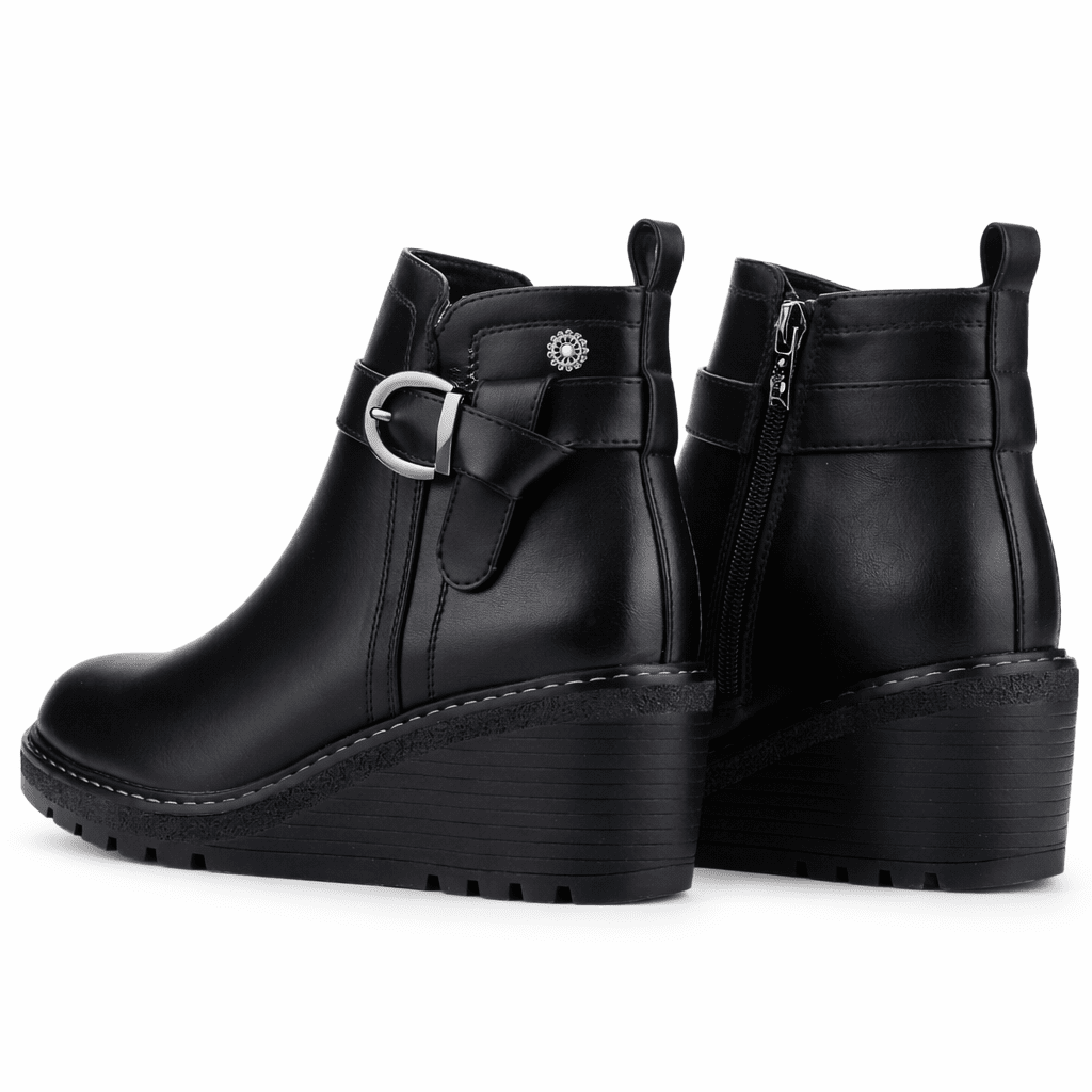 Botin Negro Mujer Casual Chalada Weding Botines Taco Chalada 