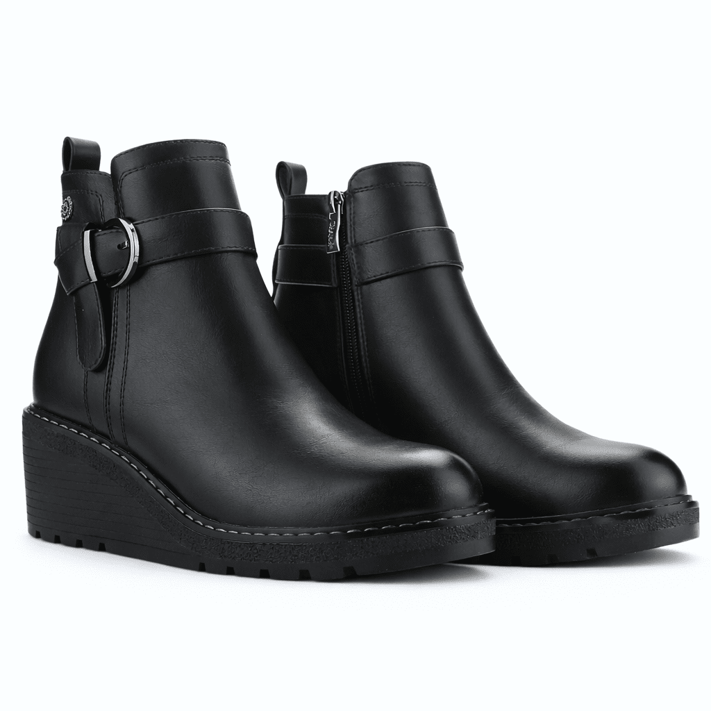 Botin Negro Mujer Casual Chalada Weding Botines Taco Chalada 
