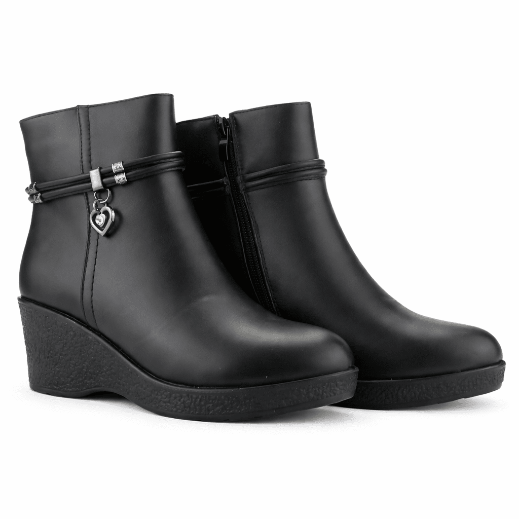 Botin Negro Mujer Casual Chalada Windy Botines Taco Chalada 
