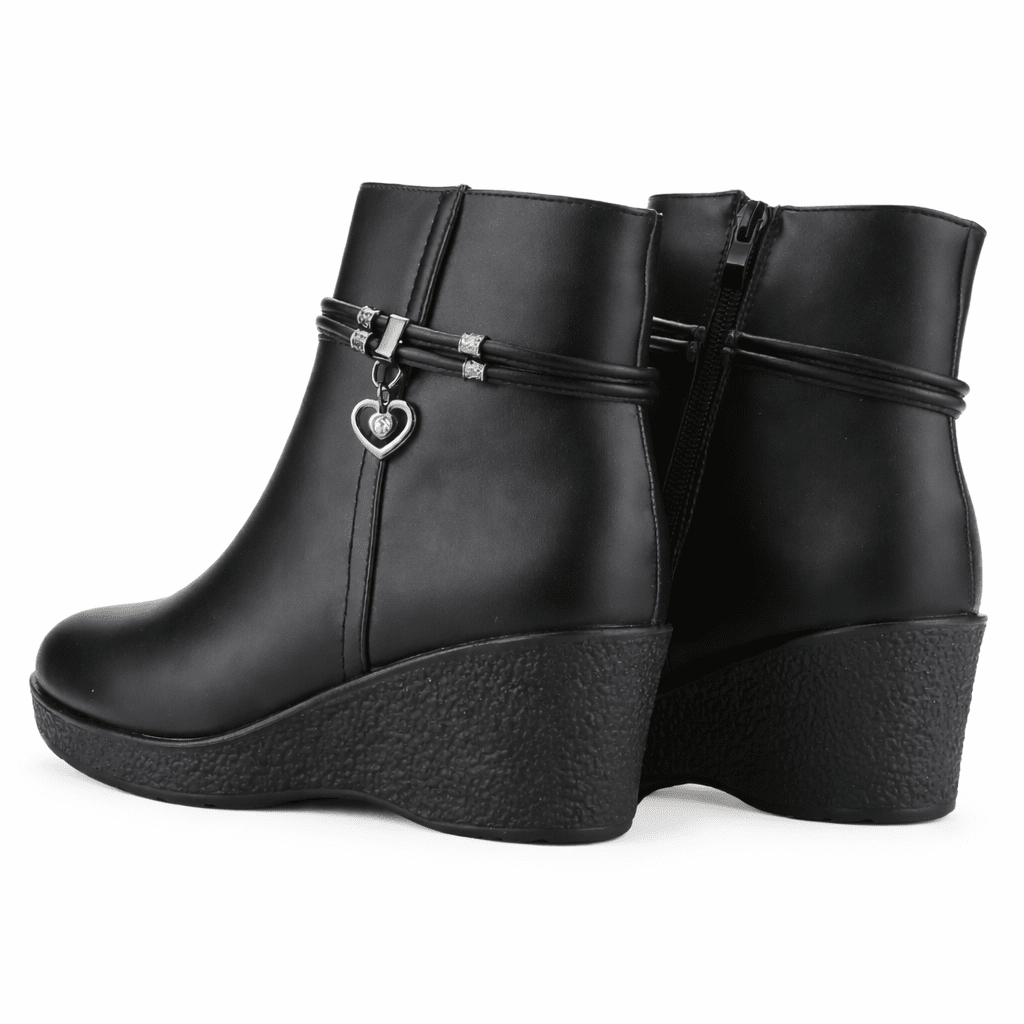 Botin Negro Mujer Casual Chalada Windy Botines Taco Chalada 