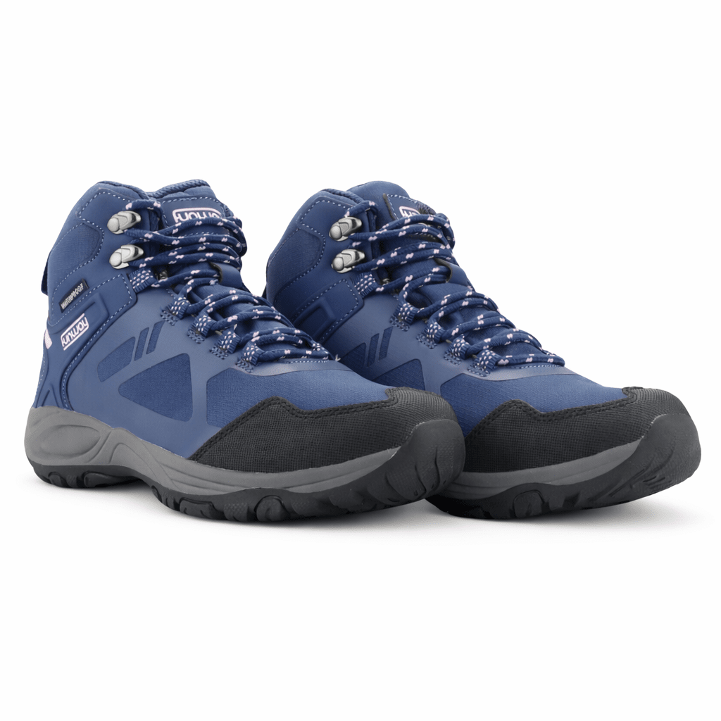 Botin Outdoor Azul Mujer Casual Funway Rain Botines Taco Funway 