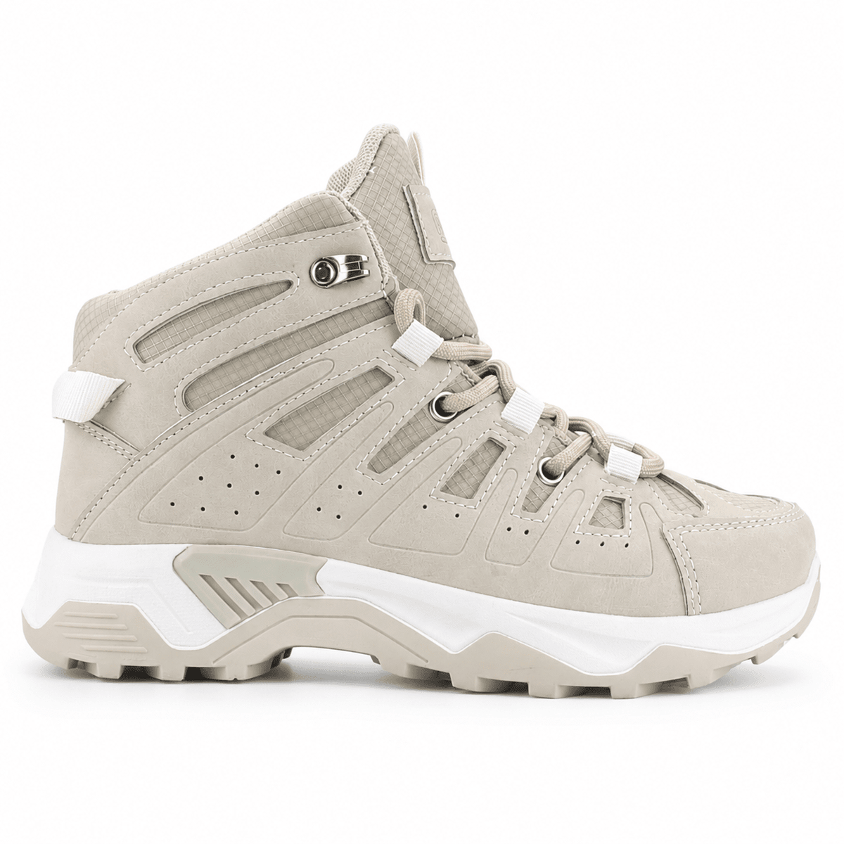 Botín Outdoor Beige Mujer Casual Funway Pangui Funway