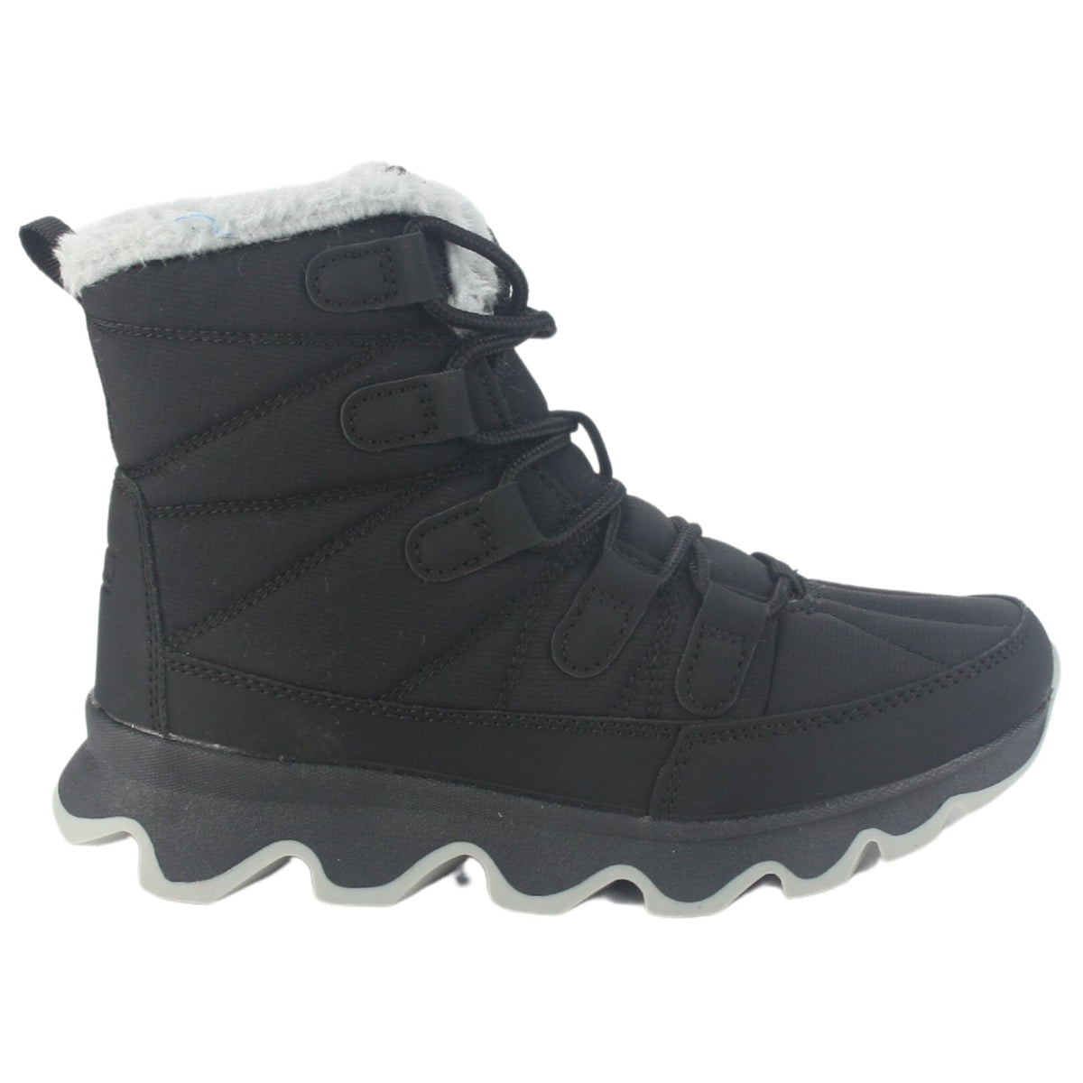 Botin Outdoor Funway Mujer Polar-1 Negro Botines Taco Funway 