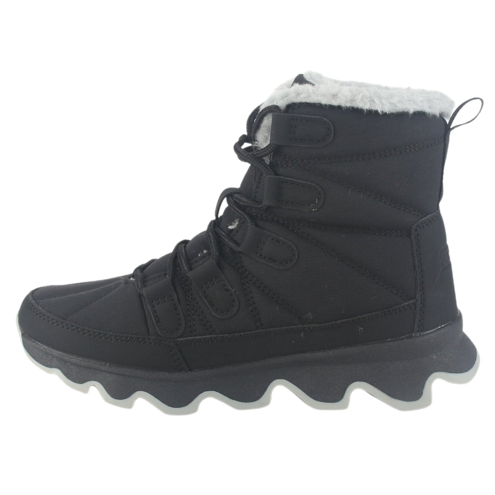 Botin Outdoor Funway Mujer Polar-1 Negro Botines Taco Funway 
