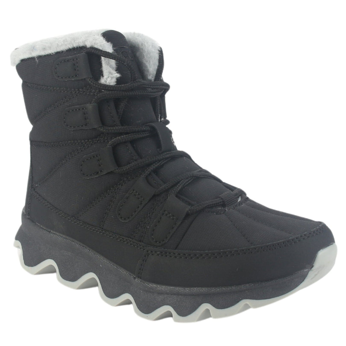 Botin Outdoor Funway Mujer Polar-1 Negro Botines Taco Funway 
