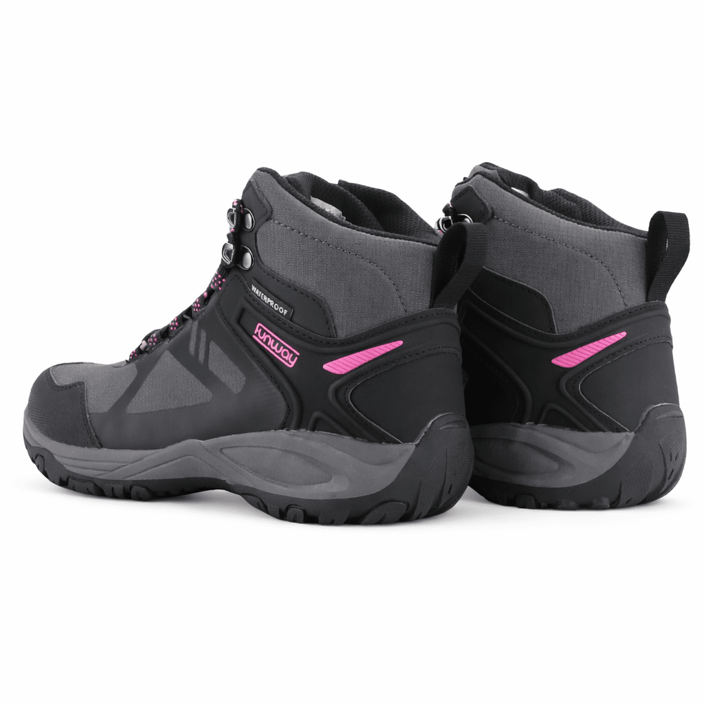 Botin Outdoor Negro Mujer Casual Funway Rain Botines Taco Funway 