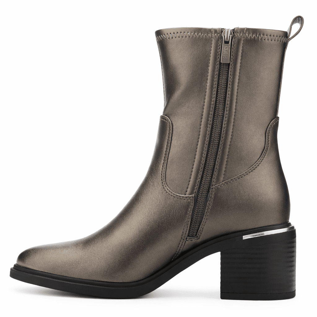 Botin Pewter Mujer Casual Chalada Sonora Botines Taco Chalada 