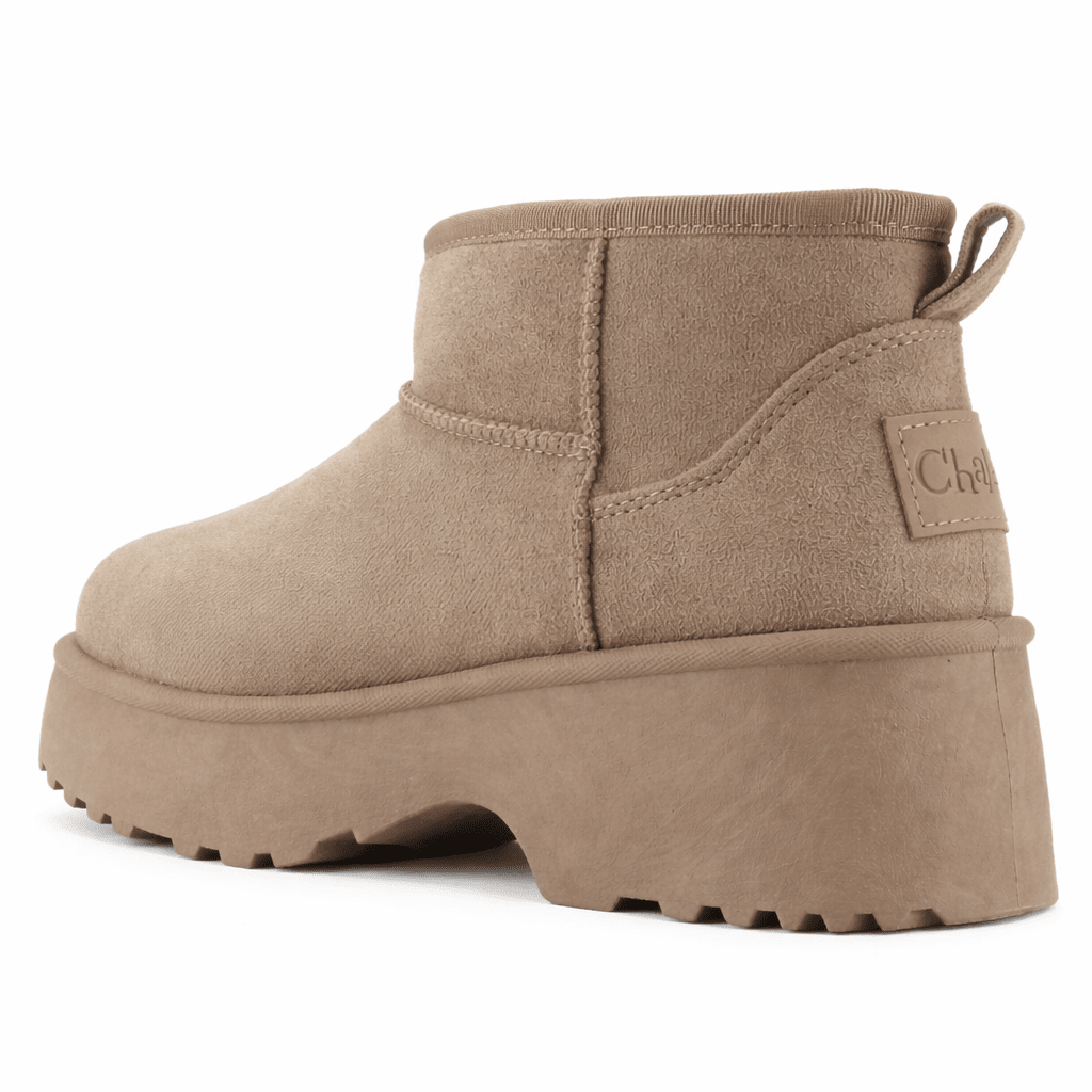 Botin Taupe Mujer Casual Chalada Pinheel Botines Taco Chalada 