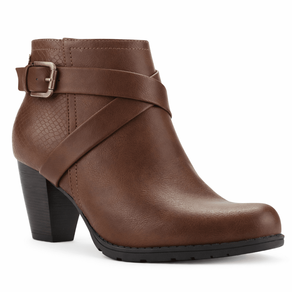 Botin Tostado Mujer Casual Chalada Ceta Botines Taco Chalada 