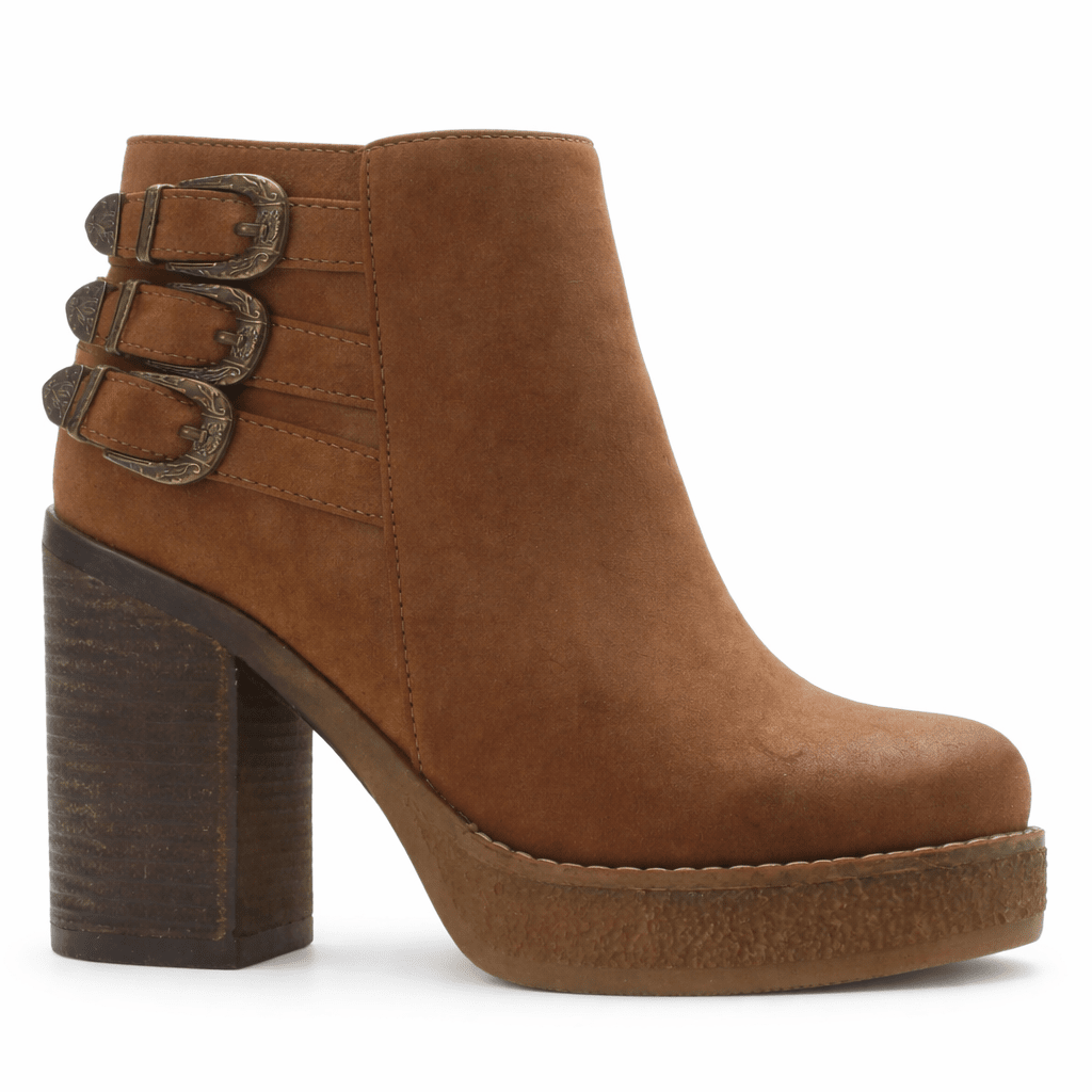 Botin Tostado Mujer Casual Chalada Ella Botines Taco Chalada 