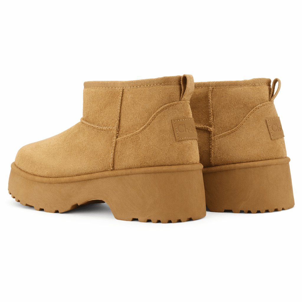 Botin Tostado Mujer Casual Chalada Pinheel Botines Taco Chalada 