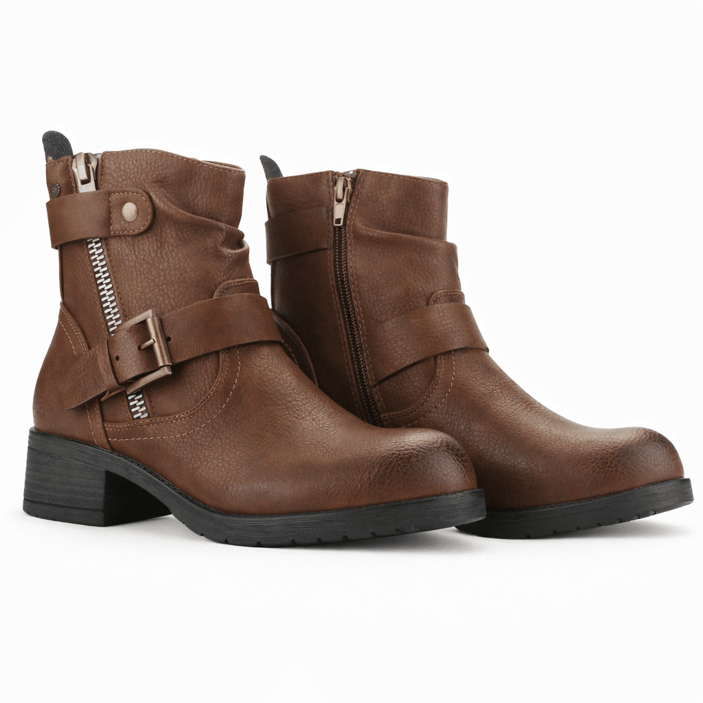 Botin Tostado Mujer Casual Chalada Torke Botines Taco Chalada 