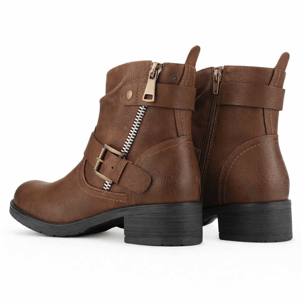 Botin Tostado Mujer Casual Chalada Torke Botines Taco Chalada 