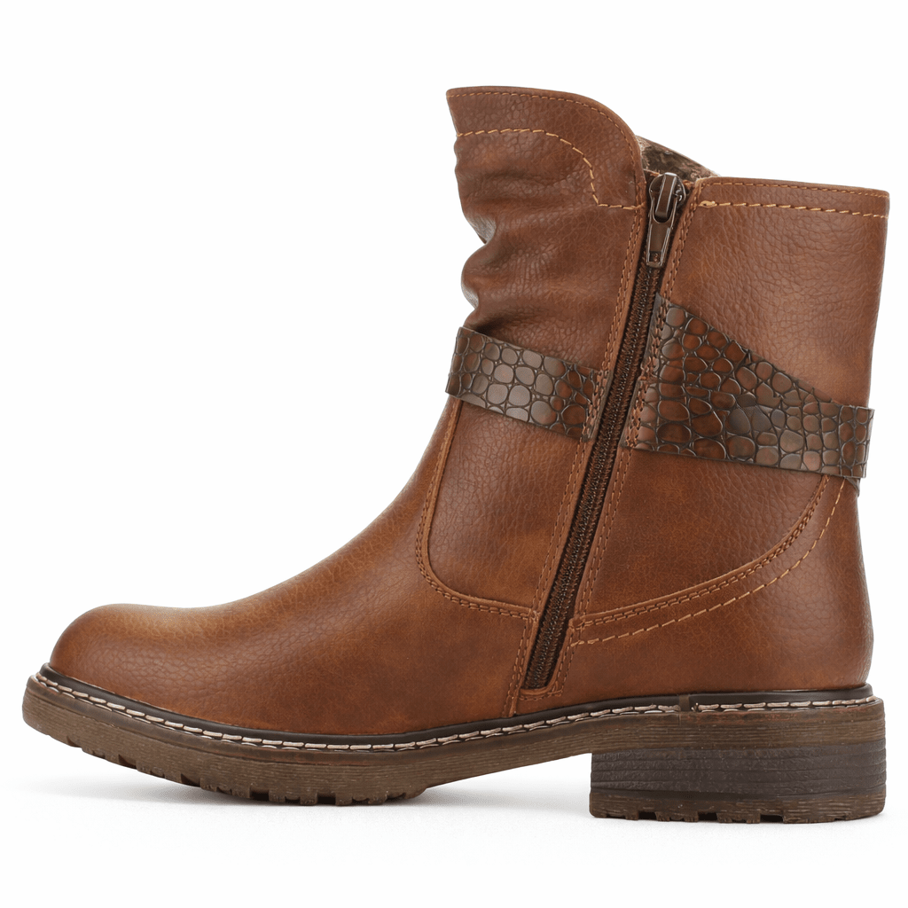 Botin Tostado Mujer Casual Chalada Torke Botines Taco Chalada 