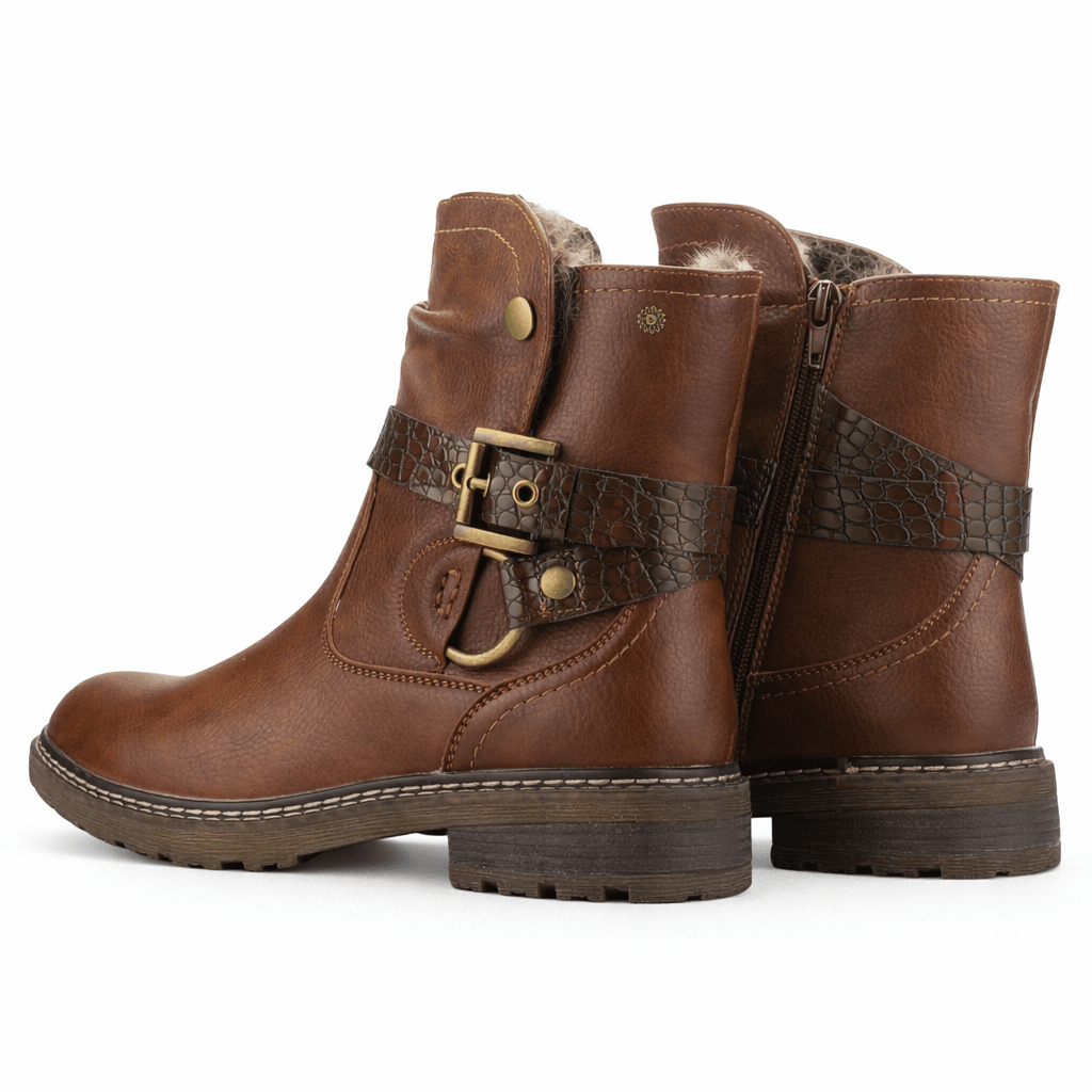 Botin Tostado Mujer Casual Chalada Torke Botines Taco Chalada 