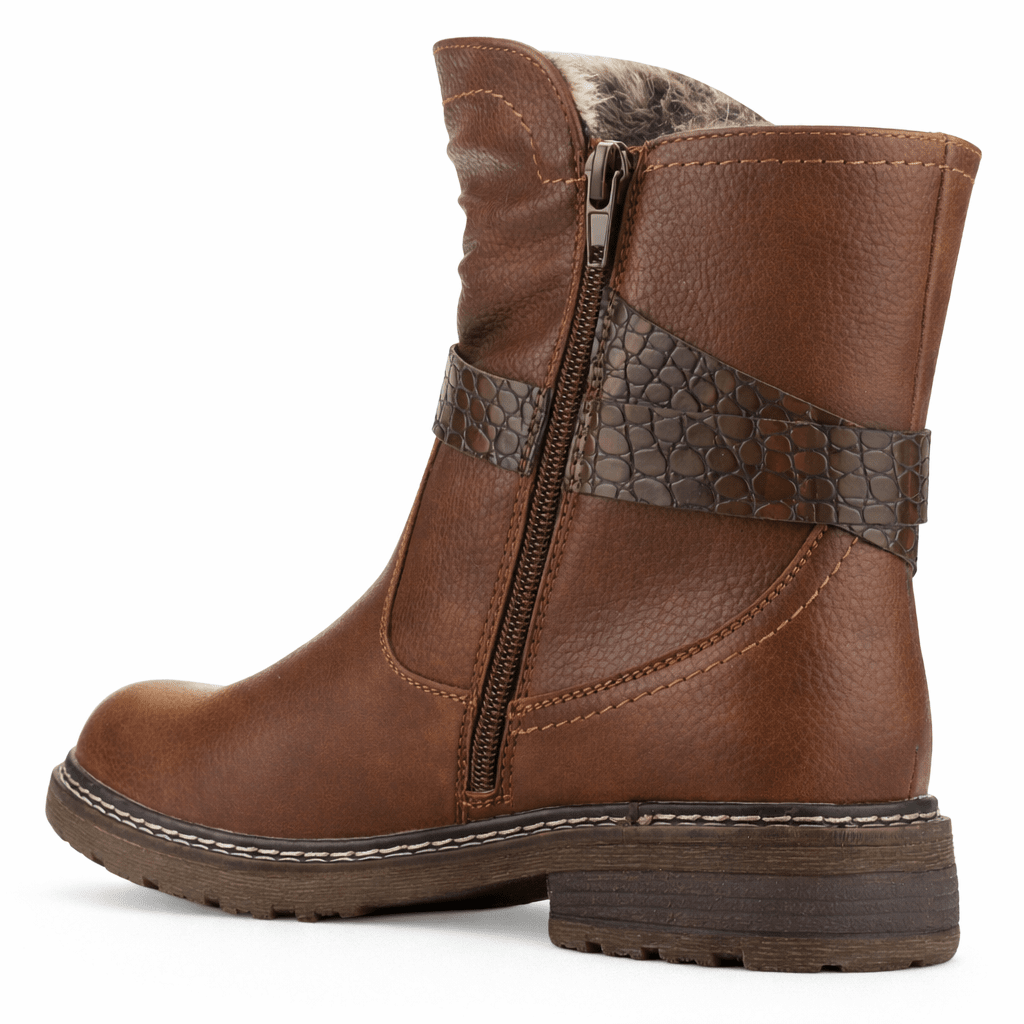 Botin Tostado Mujer Casual Chalada Torke Botines Taco Chalada 