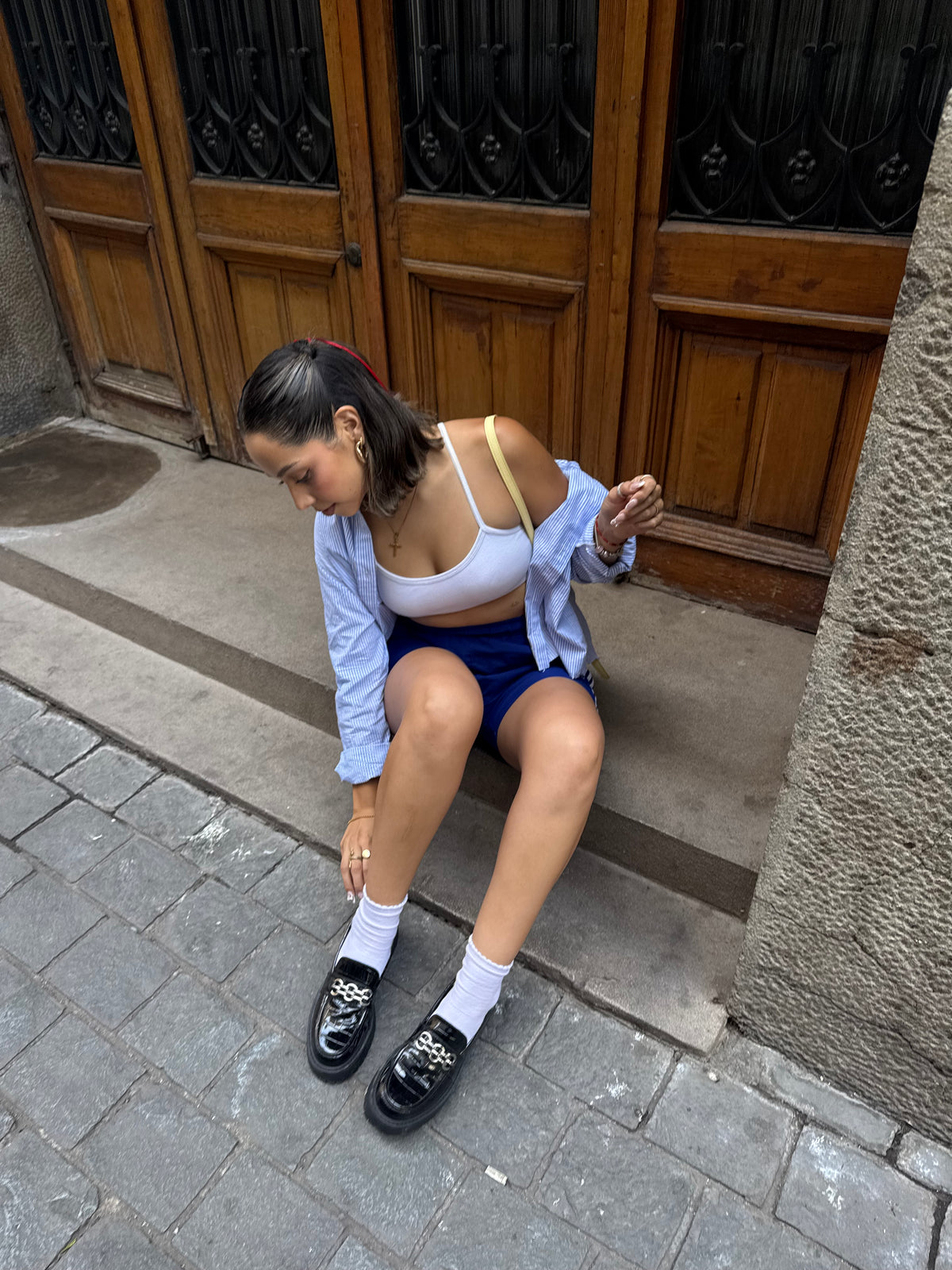 Mocasin Chalada Mujer Lenin-1 Negro Casual