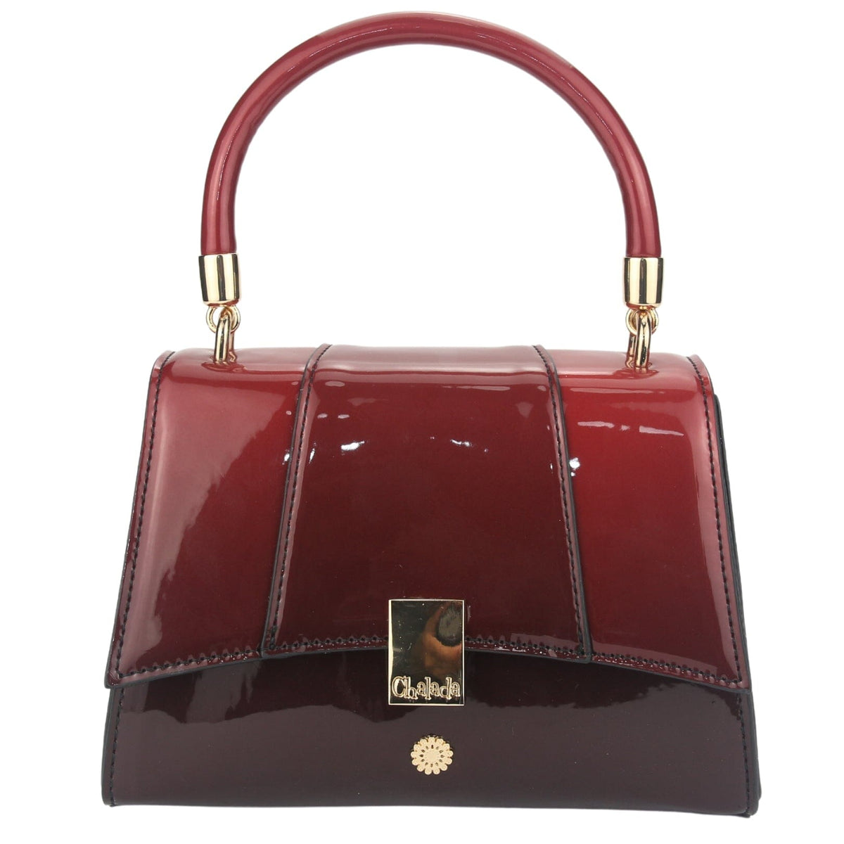 Cartera Chalada Mujer Cartera-2 Burdeo Moda Billeteras Chalada 