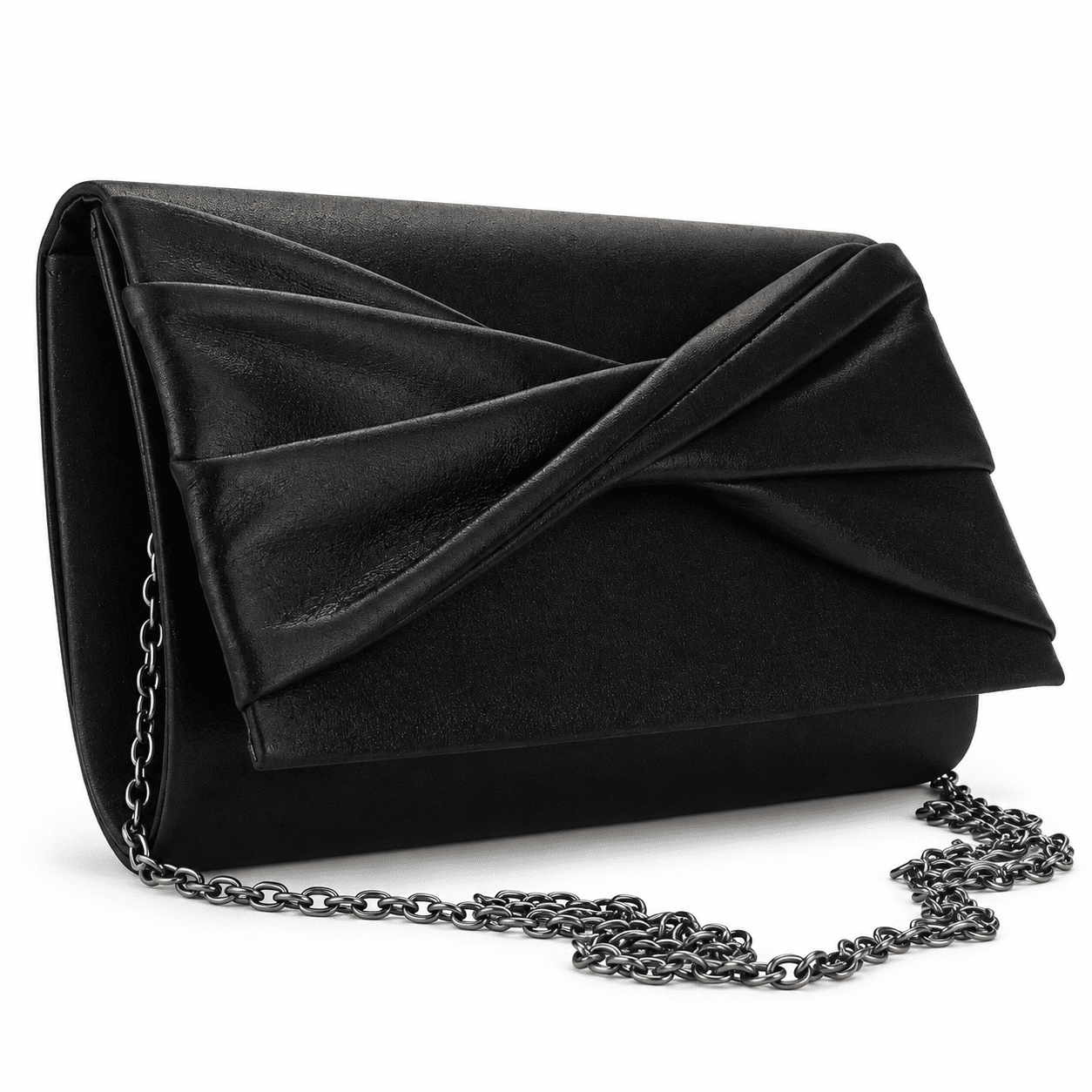 Cartera Negro Brillante Mujer Moda Chalada Cartera Carteras Chalada 